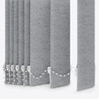Bali Titanic Grey Vertical Blinds Replacement Slats - Zen Shades