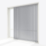 Bali Titanic Grey Vertical Blinds Replacement Slats - Zen Shades