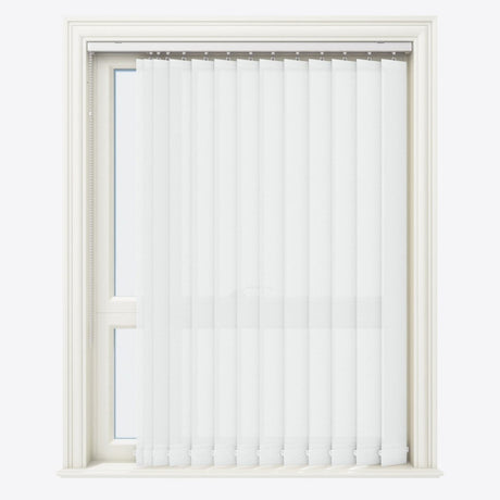 Bali White Vertical Blinds - Zen Shades