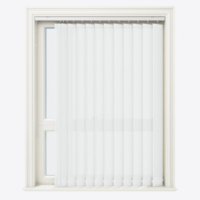 Bali White Vertical Blinds - Zen Shades