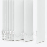 Bali White Vertical Blinds - Zen Shades