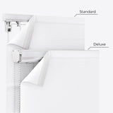 Barcelona Brilliant White Roman Blinds - Zen Shades