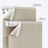 Barcelona Pale Beige Roman Blinds - Zen Shades