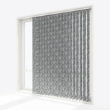Batista Ash Grey Vertical Blinds - Zen Shades