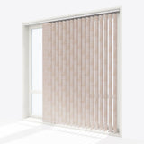 Batista Papaya Vertical Blinds - Zen Shades