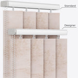 Batista Papaya Vertical Blinds - Zen Shades