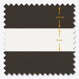 Blackout Delicacy Dark Brown Day & Night Blinds - Zen Shades