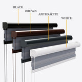 Blackout Delicacy Folkstone Gray Day & Night Blinds - Zen Shades