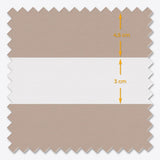 Blackout Delicacy Taupe Grey Day & Night Blinds - Zen Shades
