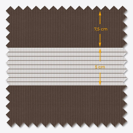 Bliss Ash Brown Day & Night Blinds - Zen Shades