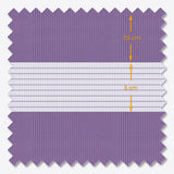 Bliss Diffused Orchid Day & Night Blinds - Zen Shades