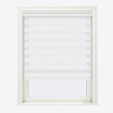 Bliss Porcelain White Day & Night Blinds - Zen Shades