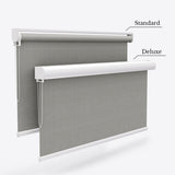 Bliss Smoky White Blackout Roller Blinds - Zen Shades