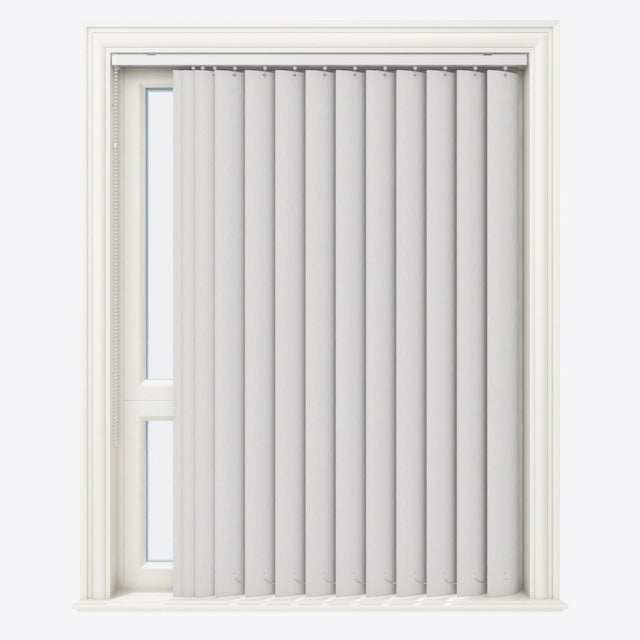 Brooklyn Ice Blackout PVC Vertical Blinds - Zen Shades