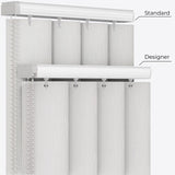 Brooklyn Ice Blackout PVC Vertical Blinds - Zen Shades