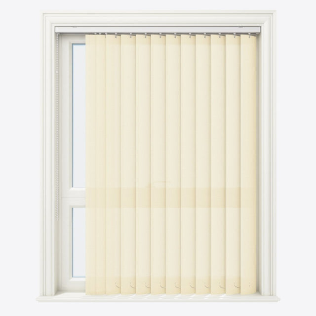 Bubble Tulip White PVC Vertical Blinds - Zen Shades