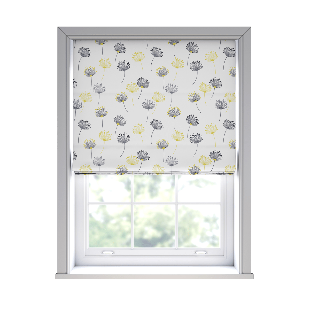 Calista Citrus Roman Blinds - Zen Shades