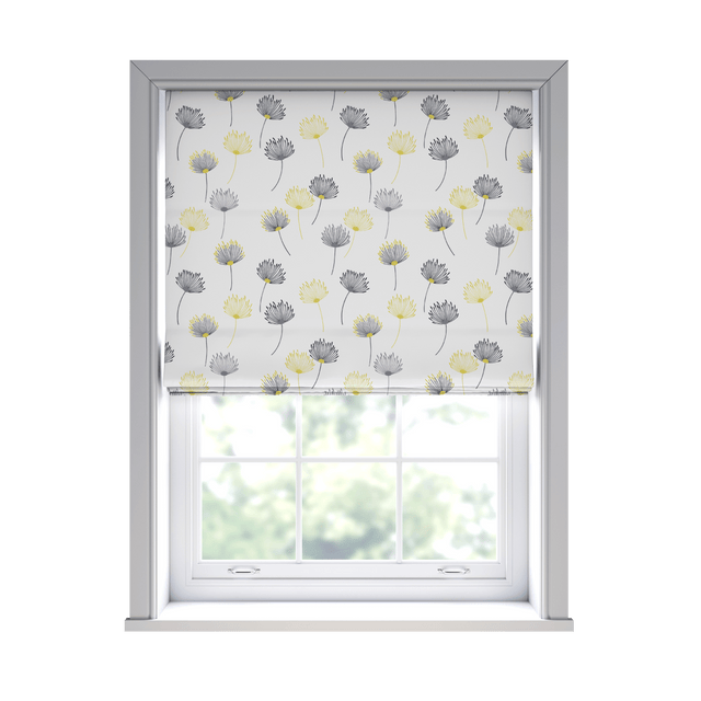 Calista Citrus Roman Blinds - Zen Shades