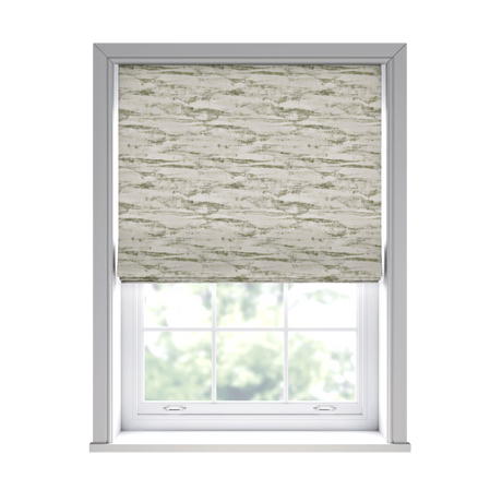 Canvas Moss Roman Blinds - Zen Shades