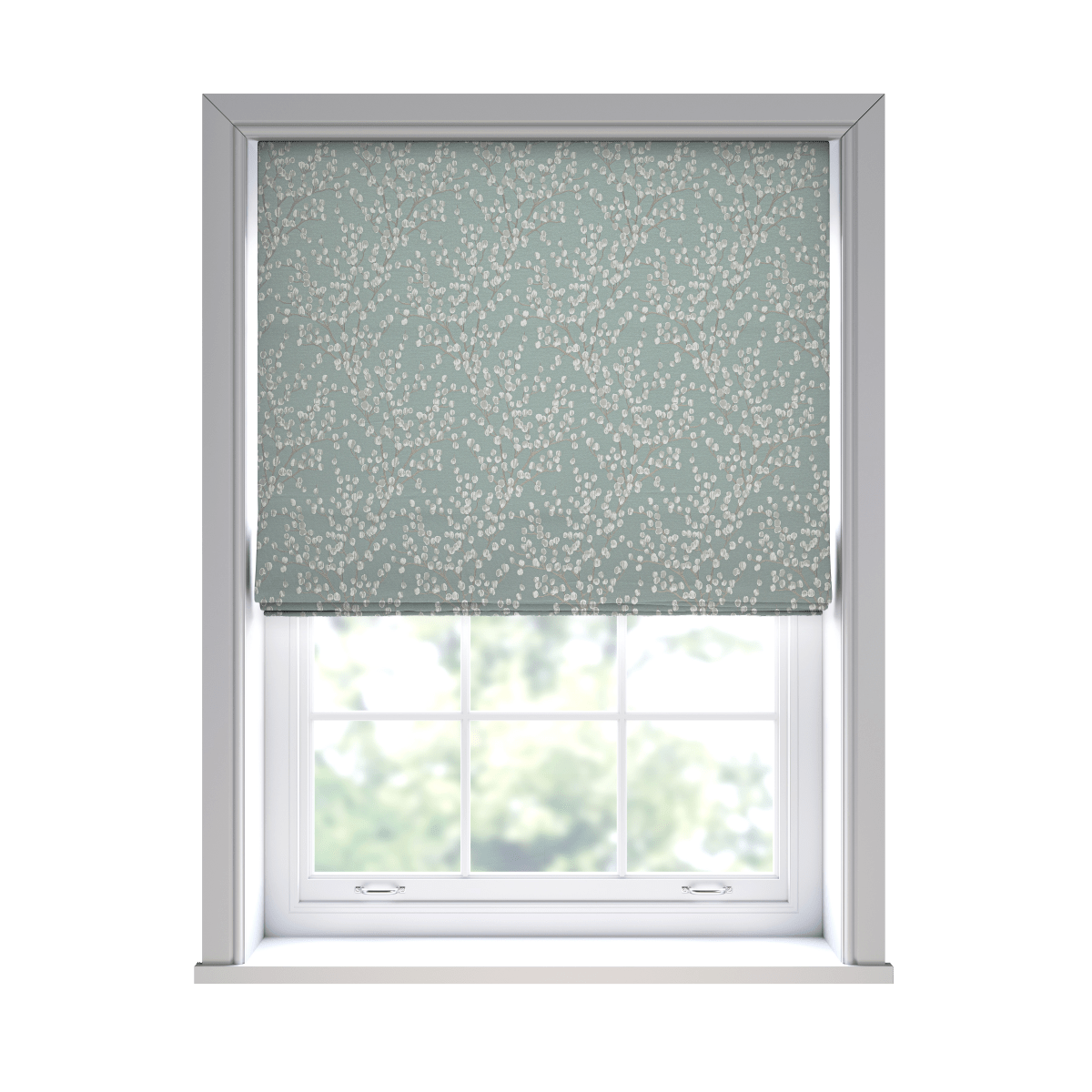 Catkin Duck egg Roman Blinds - Zen Shades