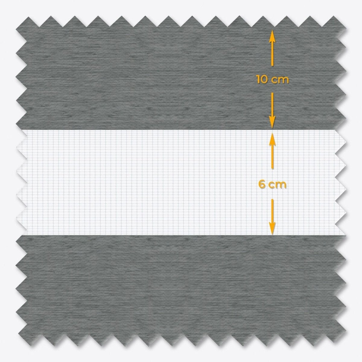 Charcoal Gray Blackout Day & Night Blinds - Zen Shades