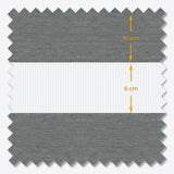 Charcoal Gray Blackout Day & Night Blinds - Zen Shades