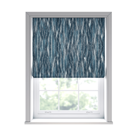 Cielo Indigo Roman Blinds - Zen Shades