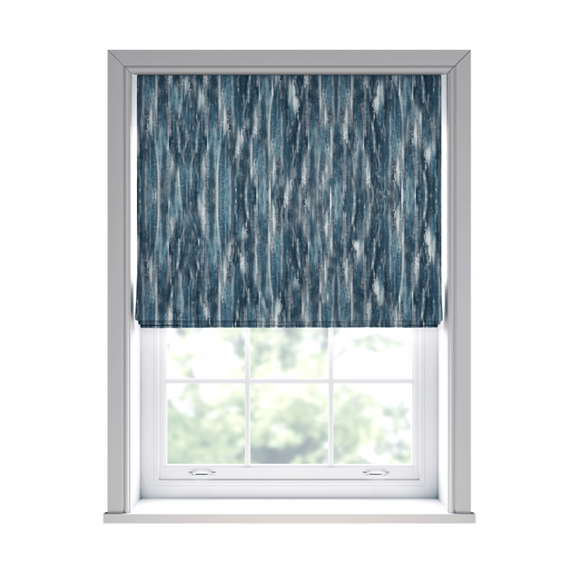 Cielo Indigo Roman Blinds - Zen Shades