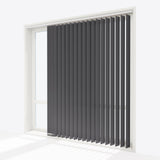 Colori Black Vertical Blinds - Zen Shades