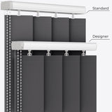 Colori Black Vertical Blinds - Zen Shades