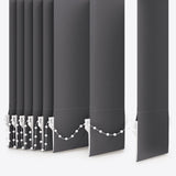 Colori Black Vertical Blinds - Zen Shades
