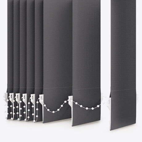 Colori Black Vertical Blinds - Zen Shades