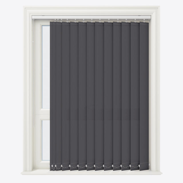 Colori Black Vertical Blinds - Zen Shades