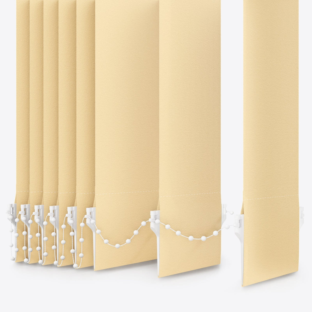 Colori Cornhusk Vertical Blinds - Zen Shades