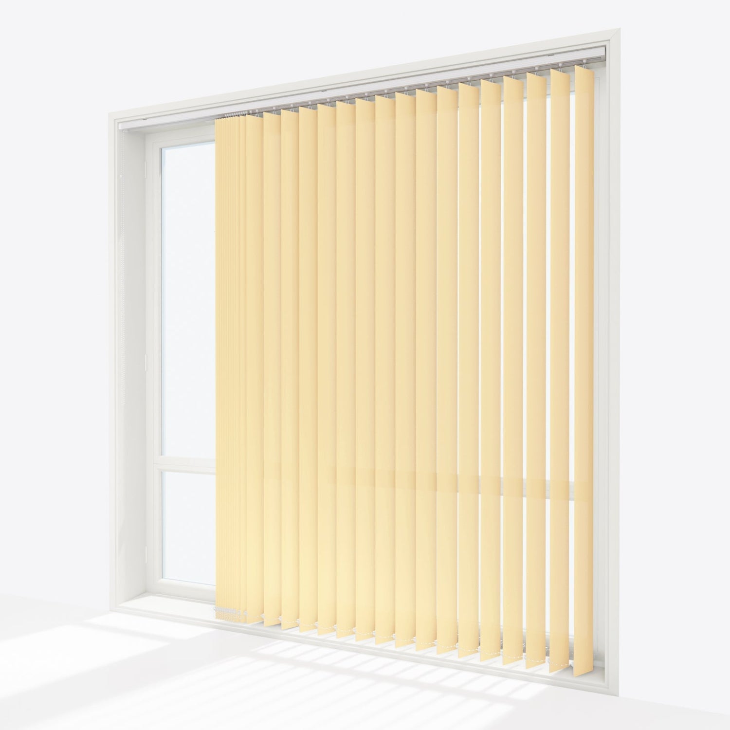 Colori Cornhusk Vertical Blinds - Zen Shades