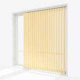 Colori Cornhusk Vertical Blinds - Zen Shades