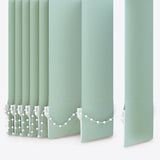 Colori Grayed Jade Vertical Blinds - Zen Shades