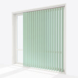 Colori Grayed Jade Vertical Blinds Replacement Slats - Zen Shades