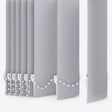 Colori Light Grey Vertical Blinds - Zen Shades