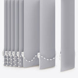 Colori Light Grey Vertical Blinds - Zen Shades