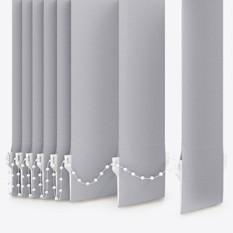 Colori Light Grey Vertical Blinds - Zen Shades