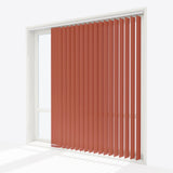 Colori Mecca Orange Vertical Blinds Replacement Slats - Zen Shades