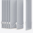 Colori Mist Grey Vertical Blinds - Zen Shades