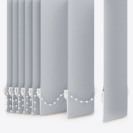 Colori Mist Grey Vertical Blinds - Zen Shades