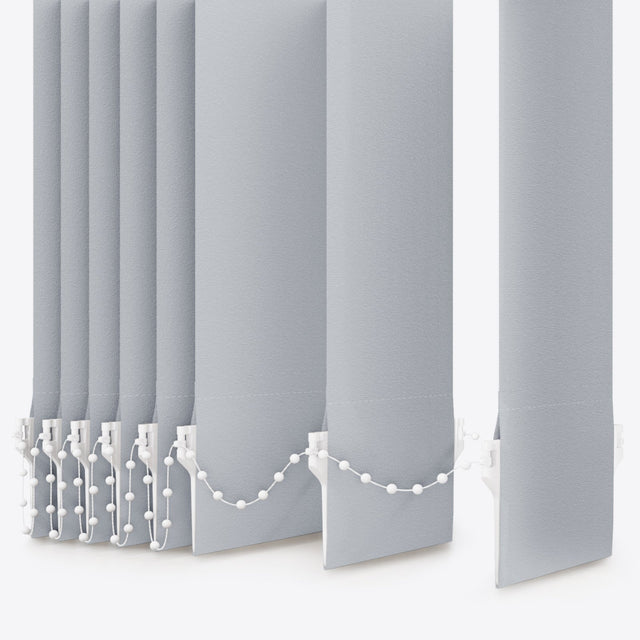 Colori Mist Grey Vertical Blinds - Zen Shades