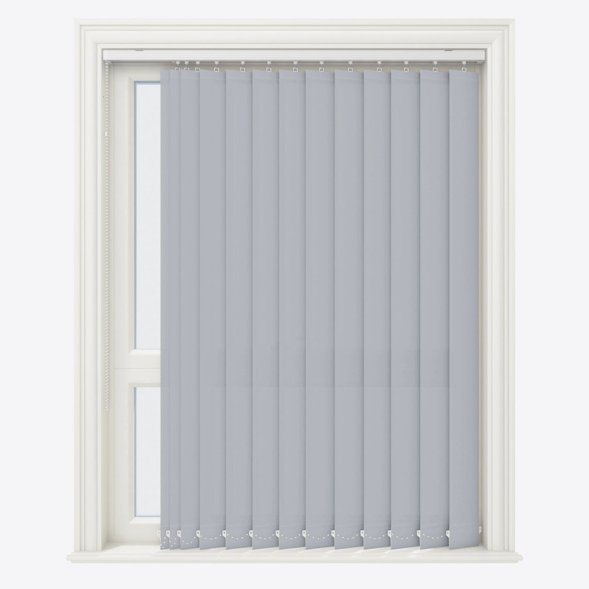 Colori Mist Grey Vertical Blinds - Zen Shades