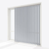 Colori Mist Grey Vertical Blinds - Zen Shades