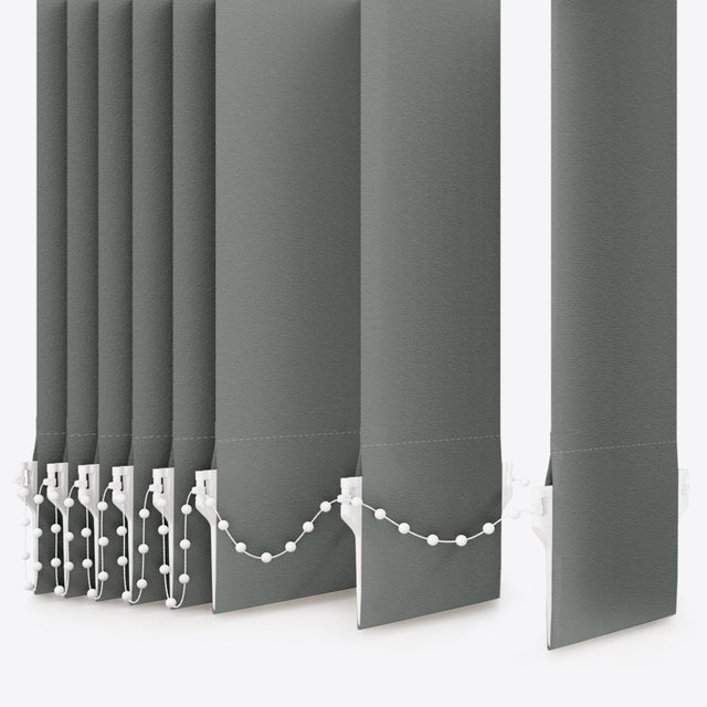 Colori Shadow Grey Vertical Blinds - Zen Shades