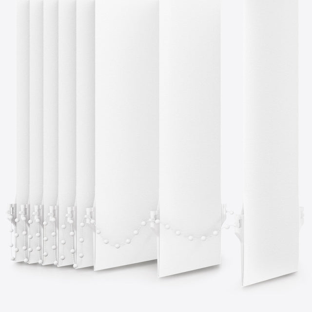 Colori Signal White Vertical Blinds Replacement Slats - Zen Shades