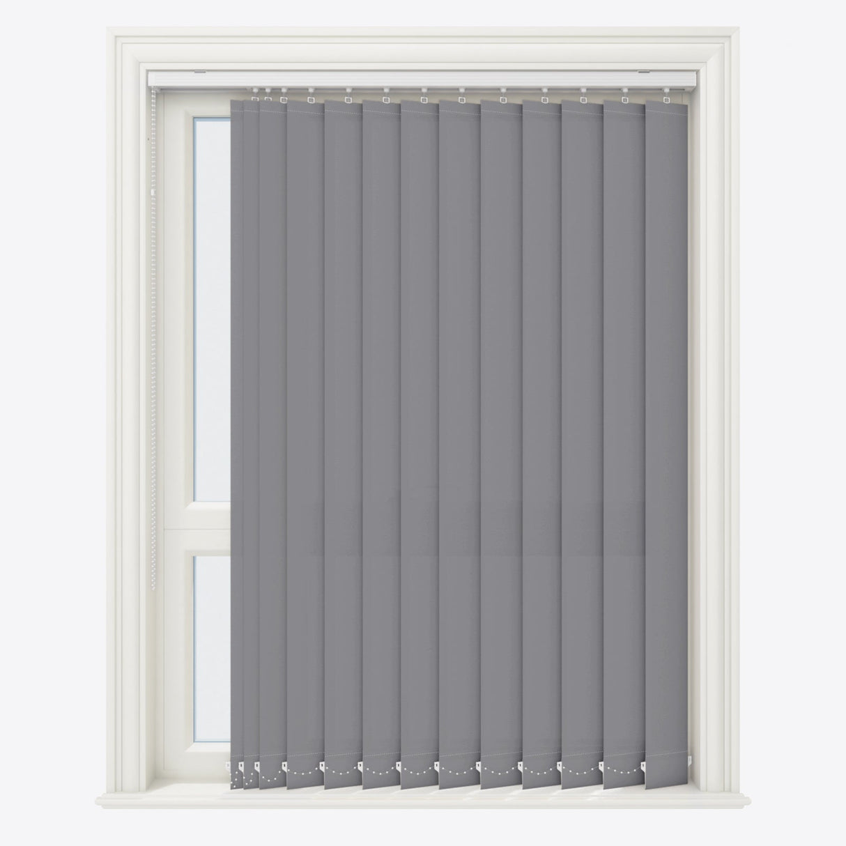 Colori Slate Grey Vertical Blinds - Zen Shades